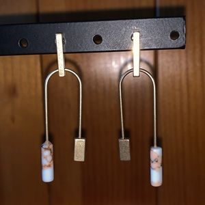 Boho 18k Gold platted Stud Dangly Earrings